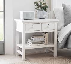 It features 2 drawers with a large capacity for storing your things neat and organized. Farmhouse 28 5 2 Drawer Nightstand Pottery Barn