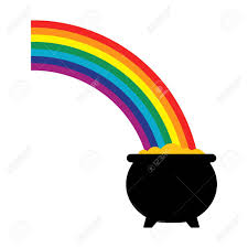 Yesterday we were looking for. Pot Of Gold Rainbow Vector Icon Royalty Free Cliparts Vectors And Stock Illustration Image 48638719