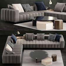 All of our iconic tables, chairs, footrests, loungers and sofas incorporate the colors of the natural world and entice people to gather with their friends and families in luxury at any time of the day. Minotti Freeman Tailor Sofa 2 3d Modell Turbosquid 1586554