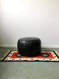 Pouf Leder Pouf Marokko Sitzkissen Boho Sitzsack Hocker Etsy Vintage Decor Mid Century