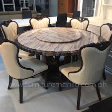 This dining room was the original home's living room. 512 Round Table With Lazy Susan Dining Furniture Manila Facebook