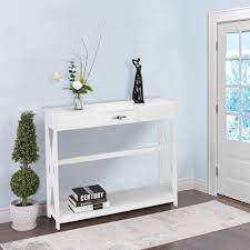 There are so many… 31 timeless rustic living room decorating ideas that will add cozy charm to your walls decorating with family photos and barnwood frames has become a staple in modern farmhouse decor. Entryway Sofa Table With Drawer Storage Shelf Slim Console Table For Hallway Living Room Foyer White Us Stock Hot Sale B54b Goteborgsaventyrscenter
