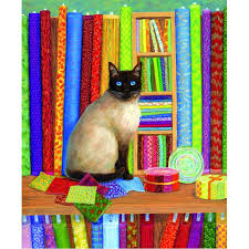 Springbok is excited to offer a time lapse video of the 1000 piece checkerboard cat jigsaw puzzle. Puzzle Linda Elliott Quilt Shop Cat Sunsout 31616 1000 Pieces Jigsaw Puzzles Cats Jigsaw Puzzle