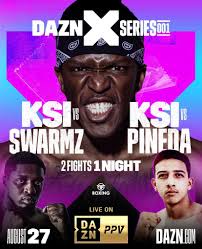 Official:KSI will be fighting Swarmz and Luis Pineda
