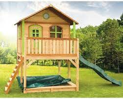 Kühlen natürliche spielen haus kinder outdoor spielzeug rutsche kunststoff rutsche im freien. Axi Marc Stelzenhaus Spielhaus Fur Kinder Holzhaus Gunstig Kaufen Ebay