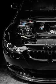 bmw m3 black car engine tuning 640x960