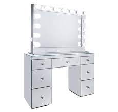 Vanity desks are essential luxury items for people who want to dedicate time to their beauty. Abby Premium Mirrored Vanity Table By Impressions Vanity