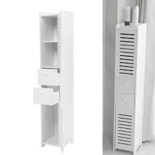 Cabinet tall narrow bathroom cabinet bathroom storage bathroom cabinet. Tall Bathroom Cabinet Bathroom Tallboy Narrow Bathroom Storage Wood Plastic Board Corner Cabinet Bathroom Storage Shelf Rack Organiser Tallboy Unit With 2 Doors 2 Drawers Buy Online In Bahrain At Bahrain Desertcart Com Productid