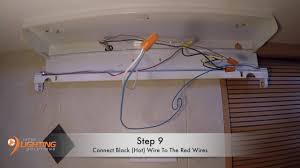 Once the light is on, the ballast acts. Undercabinet Ballast Bypass For Fluorescent Replacement Youtube