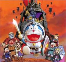 Nobita and the gang run away from home, traveling back in time to 70,000 years ago before japan was even born. Doraemon The Movie Nobita In The Robot Kingdom Anime News Network