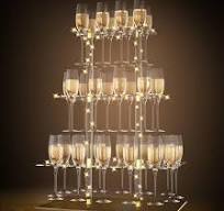 Amazon.com: Champagne Display Holder Stand for Party With 32 ...