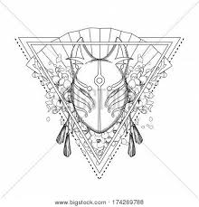 Secret garden coloring book coloring book art adult coloring coloring pages studio ghibli background colored pencil techniques colouring techniques. Graphic Mask Japanese Vector Photo Free Trial Bigstock