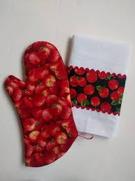 oven mitt set / apple gift sets / apple