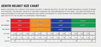 Xenith Youth Football Helmet Size Chart Tripodmarket Com