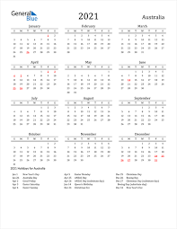 Free download monthly 2021 calendar templates. 2021 Calendar Australia With Holidays