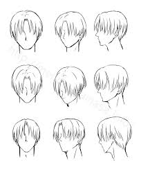 Straight hair, wavy hair, pigtails, and short hair. Hairstyles Male Reference Anime Drawings Tutorials Drawing Male Hair Boy Hair Drawing