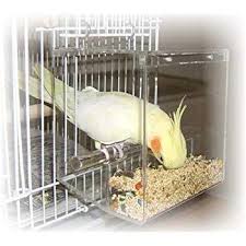 Bird Cage Seed Guard Acrylic Uk Tidy Seed No Mess Bird Feeder Small Best Acrylic Exterior Cage Feeder For All Small Birds Such As Parakeets Love Best Bird Feeders Bird Feeders Bird Supplies