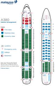 malaysian a380 seat map passenger aircraft malaysian