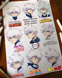 Killua By Friky Draws Visit Our Website For More Anime And Animeart Anime Animedrawing Ki Hunterxhunter Funny Anime Art Anime People