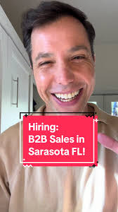 🗣️CALLING ALL SARASOTA SALES PEOPLE🗣️ Brad has an amzing opportunity for  anyone who has B2B sales experience in Sarasota Florida! Email 📧 in  comments if you’re interested ➡️ #hiring #techsales ...