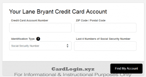 Apr 24, 2014 · the apr is only high if you don't pay your bill in full. Lane Bryant Credit Card Login Guide How To Apply