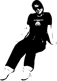 Islam clipart solat gambar kartun muslimah shalat png. Gambar Orang Hitam Putih Png