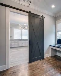 From the countryside barns, these wide sliding doors have entered homes to become popular interior barn doors come with both functional and aesthetic benefits. Top 60 Best Sliding Interior Barn Door Ideas Interior Designs Grey Interior Doors Wood Barn Door Interior Barn Doors