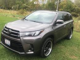 Toyota highlander iii (u50) рестайлинг. 2019 Toyota Highlander Tsw Stowe Stock Stock Custom Offsets