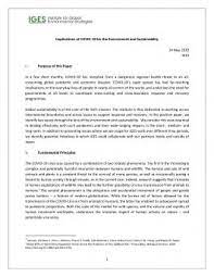 Since paper and card are very physical mediums, they have come under the spotlight, with concerns expressed about whether people can catch coronavirus simply by touching. Implications Of Covid 19 For The Environment And Sustainability Iges