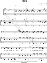 Edward Sharpe The Magnetic Zeros Home Sheet Music In B Minor Transposable Download Print Sheet Music Edward Sharpe And The Magnetic Zeros Music