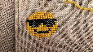 Maybe you would like to learn more about one of these? Cross Stitch Emoji Design Ason Design Youtube