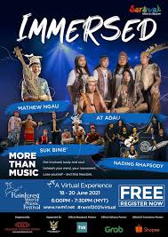 For more information on the festival, please check: Experience The First Ever Virtual Rainforest World Music Festival 2021 For Free