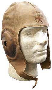 Japanese Summer Leather Flight Helmet With Star Marks Steampunk Mask Helmet Hat Aviator Hat