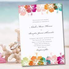 Printable Wedding Invitation Template Hibiscus Tropical Beach Or Wedding Invitation Templates Wedding Invitations Printable Templates Wedding Invitations
