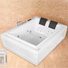 Una comoda vasca doppia, adatta a tutti gli stili di ambienti e che non pretende grandi spazi. Vasca Idromassaggio Italian Design Doppia Con Riscaldamento 190x147cm Cod 00000179