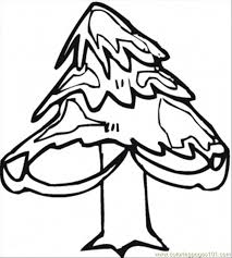Pypus is now on the social networks, follow him and get latest free coloring pages and much more. Pine Tree In Winter Coloring Page For Kids Free Seasons Printable Coloring Pages Online For Kids Coloringpages101 Com Coloring Pages For Kids