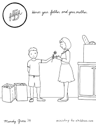 The bible stories are reinforced in the minds of children by coloring on a picture. Obey Authority Lesson 6 In The Ten Commandments For Kids Ministry To Children
