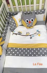 baby bedding set neutral owl yellow grey 185 baby bedding sets baby bed bedding sets