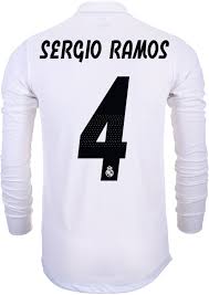 Arsenal human race fc soccer jersey $50.00. Adidas Sergio Ramos Real Madrid Home Authentic L S Jersey 2018 19 Soccerpro