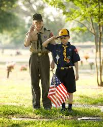 Image result for flag day with boy scouts pictures