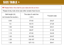 All measurements listed below are in centimetres and based on actual body measurements, not garment measurements. Women S Belt Size Conversion David Simchi Levi
