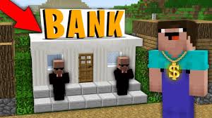 Village bank is an fdic insured institution located in saint francis, mn. Minecraft Noob Vs Pro Noob Opened Bank Of Super Treasure In Village Challenge 100 Trolling Youtube