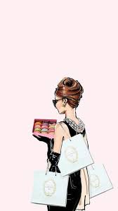 Find the best audrey hepburn background on getwallpapers. Cool Phone Wallpapers Megan Hess Illustration Fashion Wallpaper Audrey Hepburn Wallpaper