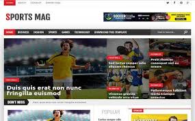 Sports Mag Blogger Template Tin Tức Thể Thao đẹp Blogger Template đẹp Thủ Thuật Windows Internet Blogspot Thể Thao Tin Tức Blog