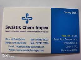 A broad range of pharmaceutical chemicals resources are compiled in this industrial portal which manufacturer and distributor of inorganic, organic and specialty chemicals for the pharmaceutical. Swastik Chem Impex Kandivali West Pharmaceutical Manufacturers In Mumbai Justdial