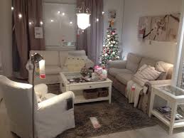 Ikea Christmas Livingroom Decoration Ektorp And Hemnes Ikea Christmas Hemnes Tiny Living Rooms