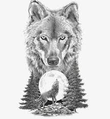 The 85 best wolf tattoos for men. Sketch Animal Wolf Wolf And Moon Tattoo Wolf Tattoo Forest Tattoos