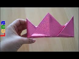 Einfach herunterladen, ausdrucken und mit glitzer. Kreativ Mit Lena Prinzessinnen Krone Basteln Princess Crown Craft Kak Sdelat Koronu Youtube