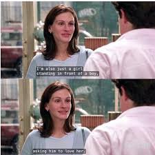 Memorable quotes and exchanges from movies, tv series and more. Julia Roberts Hugh Grant In Notting Hill Romantic Movie Quotes Notting Hill Movie Quotes Movie Quotes