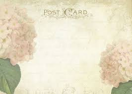 Vintage Post Card Pink Hydrangeas Postcard Wedding Invitation Hydrangea Wedding Invitations Free Printable Wedding Invitations